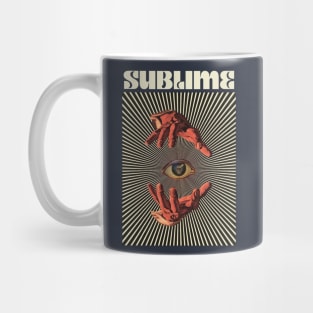 Hand Eyes Sublime Mug